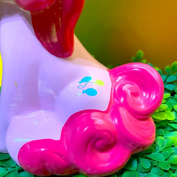 MY LITTLE PONY VTG 2014 PINKIE PIE PONY COLLECTIBLE CERAMIC COIN BANK 9.5” - Picture 4 of 15
